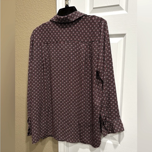 Anthropology by Chelsea & Theodore women collared blouse size XL - Picture 4 of 7
